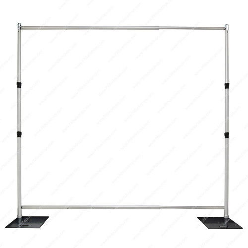 4'-10' Adjustable Pipe and Drape Frame Set Up with lower crossbar