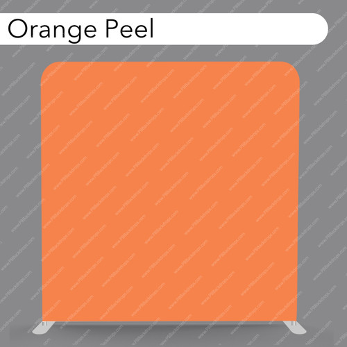Pillow Cover Backdrop  (Orange Peel)