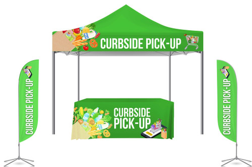 Curbside Tent and Display Kit (Free Shipping USA)