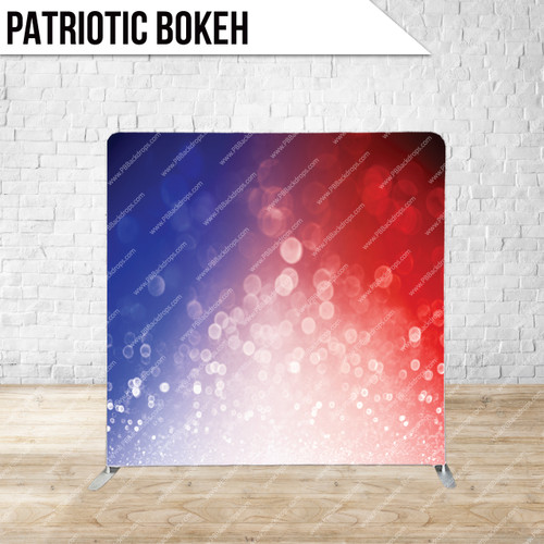 Pillow Cover Backdrop  (Patriotic Bokeh)