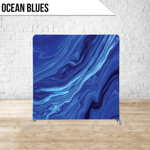 Pillow Cover Backdrop  (Ocean Blues)