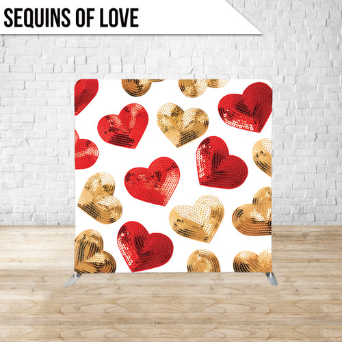 Pillow Cover Backdrop  (Sequins of Love)