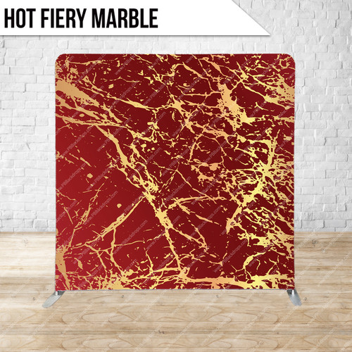 Pillow Cover Backdrop  (Hot Fiery Marble)