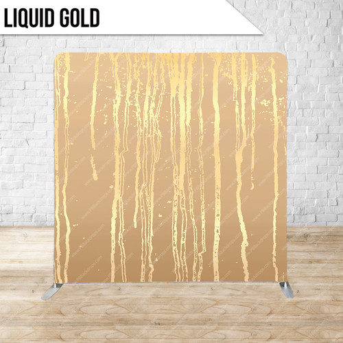 Pillow Cover Backdrop  (Liquid Gold)