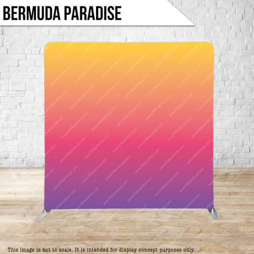 Pillow Cover Backdrop  (Bermuda Paradise)