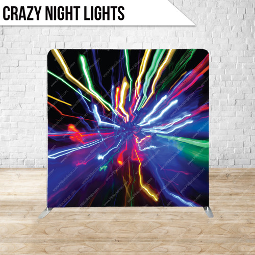 Pillow Cover Backdrop  (Crazy Night Lights)
