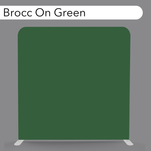 Pillow Cover Backdrop  (Brocc on Green)