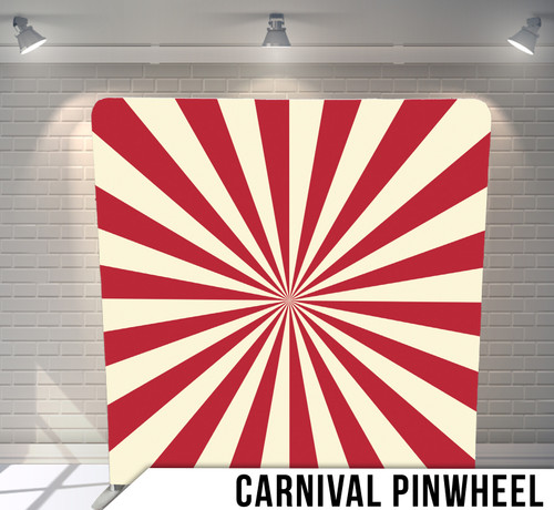 Pillow Cover Backdrop  (Carnival Pinwheel)