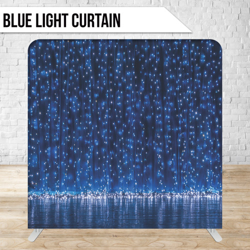 Pillow Cover Backdrop  (Blue Light Curtain)