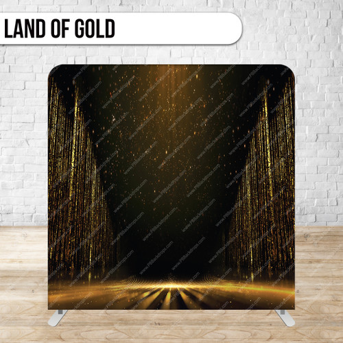 Pillow Cover Backdrop  (Land of Gold)