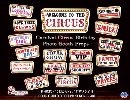 Carnival Circus Birthday Bundle