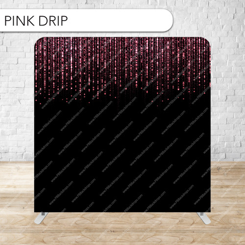 Pillow Cover Backdrop  (Pink Drip)