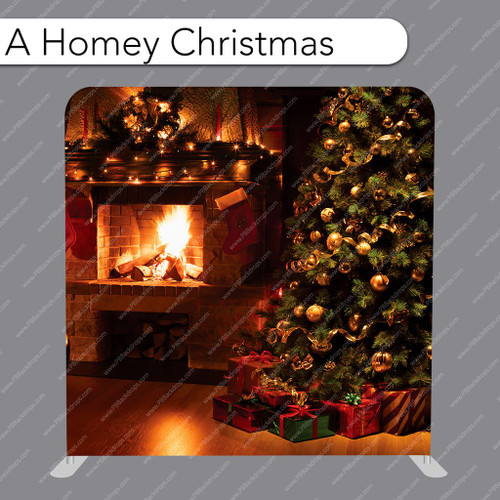 Pillow Cover Backdrop (A Homey Christmas)