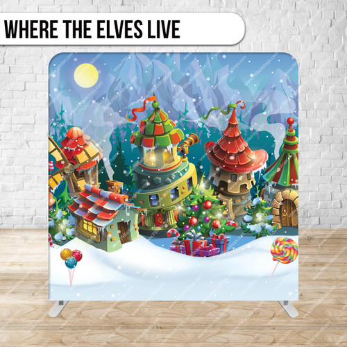 Pillow Cover Backdrop (Where The Elves Live)