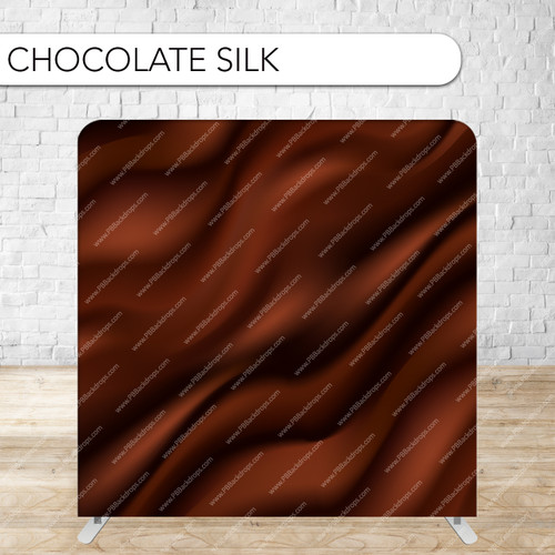 Pillow Cover Backdrop (Chocolate Silk)