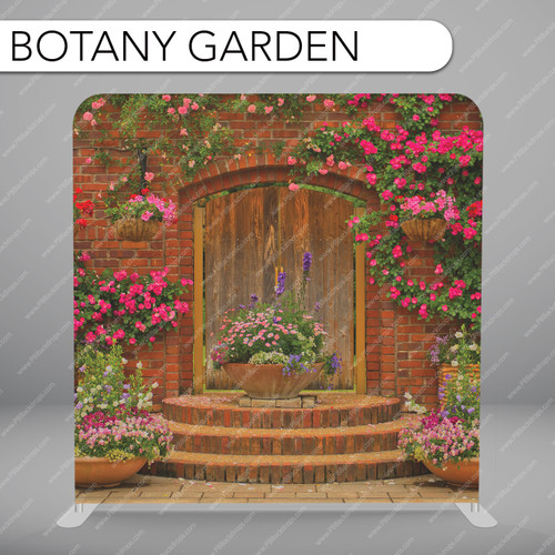 Pillow Cover Backdrop (Botany Garden)