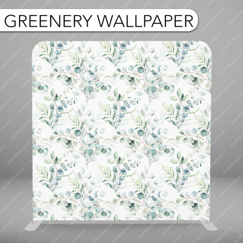 Pillow Cover Backdrop (Greenery Wallpaper)