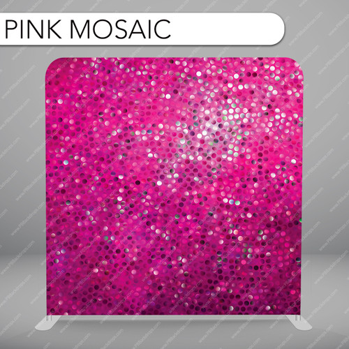 Pillow Cover Backdrop (Pink Mosaic)