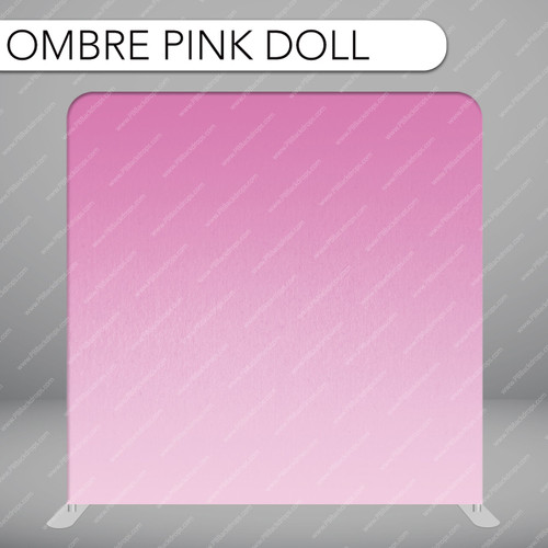 Pillow Cover Backdrop (Ombre Pink Doll)