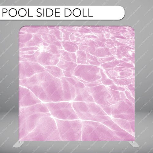 Pillow Cover Backdrop (Poolside Doll)