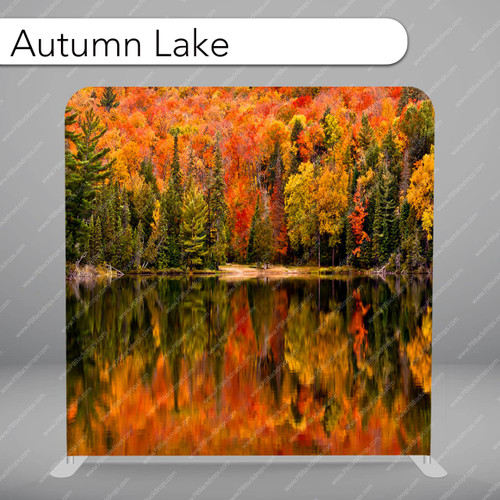 Pillow Cover Backdrop (Autumn Lake)