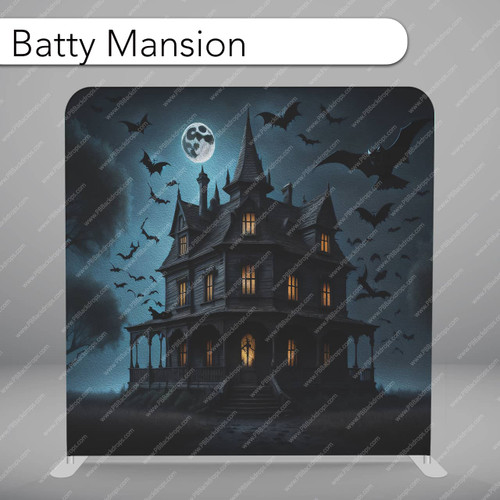 Pillow Cover Backdrop (Batty Mansion)