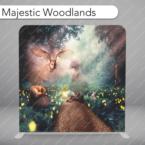 Pillow Cover Backdrop (Majestic Woodlans)
