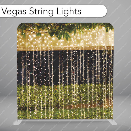 Pillow Cover Backdrop (Vegas String Lights)