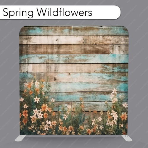 Pillow Cover Backdrop  (Spring Wildflowers)