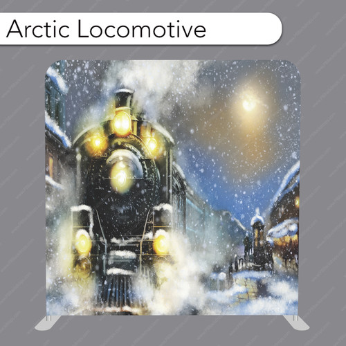 Pillow Cover Backdrop (Arctic Locomotive)