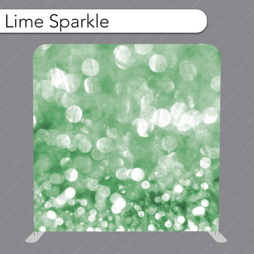 Pillow Cover Backdrop (Lime Sparkle)