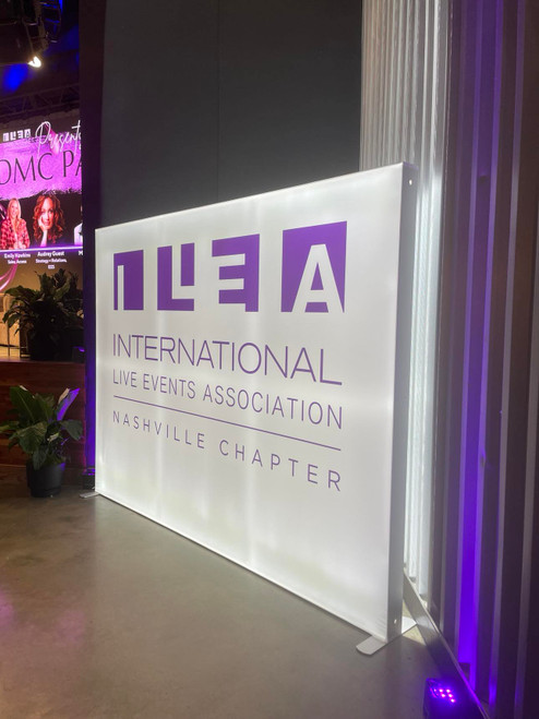 10ft SEG Backlit Display - PB Backdrops