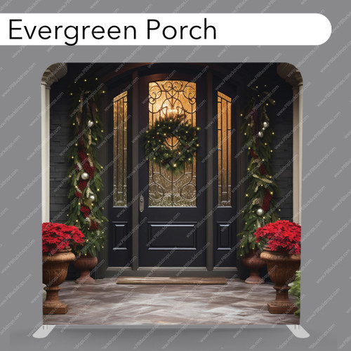 Pillow Cover Backdrop (Evergreen Porch)