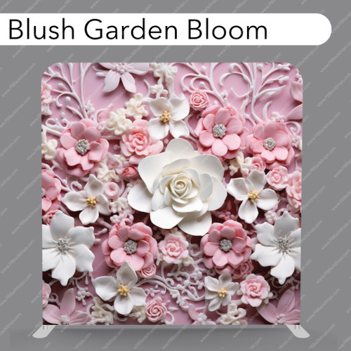 Pillow Cover Backdrop (Blush Garden Bloom)