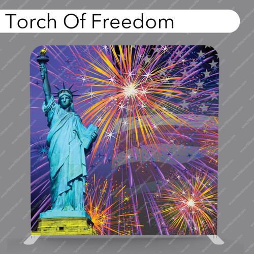 Pillow Cover Backdrop (Torch Of Freedom)