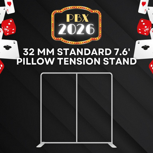 PBX 2026 - 32mm Pillow Cover Backdrop Frame Only - 7.6X7.6 (Standard)