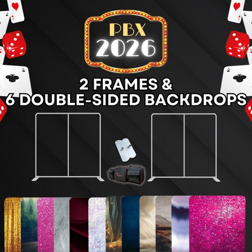PBX 2026 - 2 Pillow Cover Frames, 6 Double-sided Backdrops