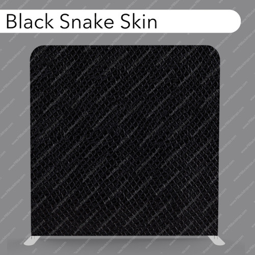 Pillow Cover Backdrop (Black SnakeSkin)