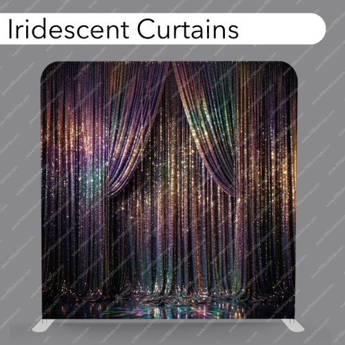 Pillow Cover Backdrop (Iridescent Curtains)