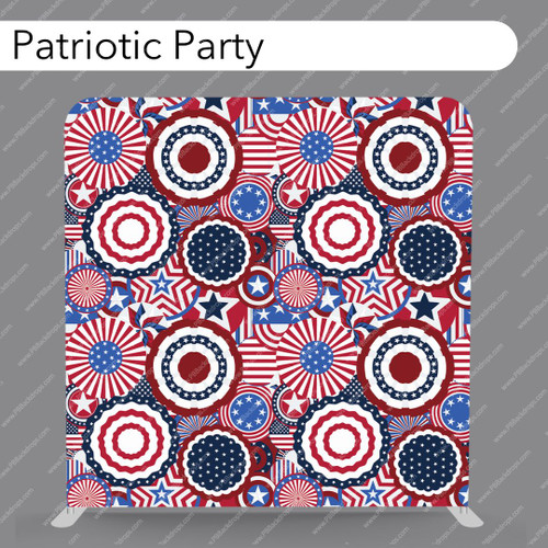 Pillow Cover Backdrop (Patriotic Party)