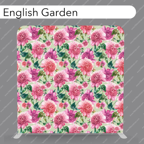 Pillow Cover Backdrop (English Garden)