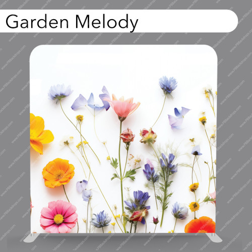 Pillow Cover Backdrop (Garden Melody)