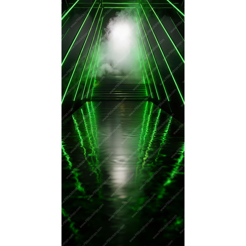 Pillow Cover Swoop Backdrop (Media Day Neon Swoop - 9 Options, for 7.6x7.6 / 8x7.5 / 8x8 Stands)