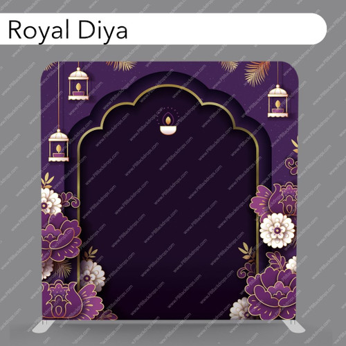 Pillow Cover Backdrop (Royal Diva)
