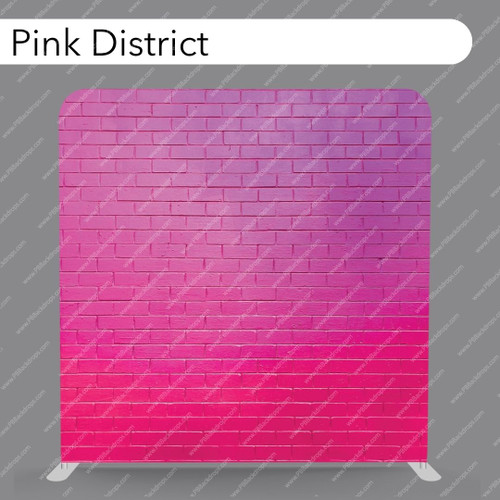 Pillow Cover Backdrop (Pink District)