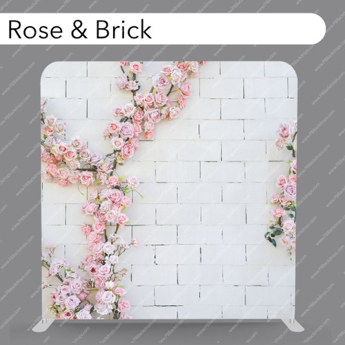 Pillow Cover Backdrop (Rose and Brick)