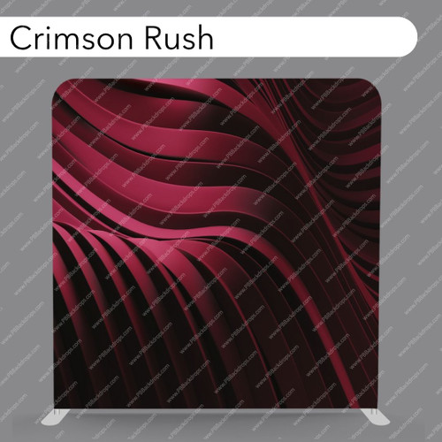 Pillow Cover Backdrop (Crimson Rush)