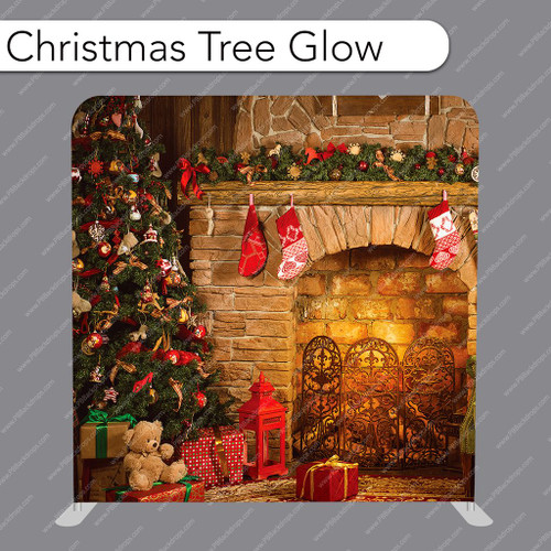 Pillow Cover Backdrop (Christmas Tree Glow)