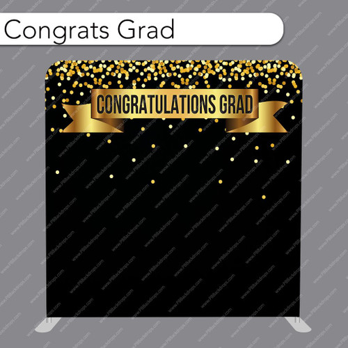 Pillow Cover Backdrop  (Congrats Grad)