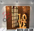 Pillow Cover Backdrop  (Rustic Love Sign)